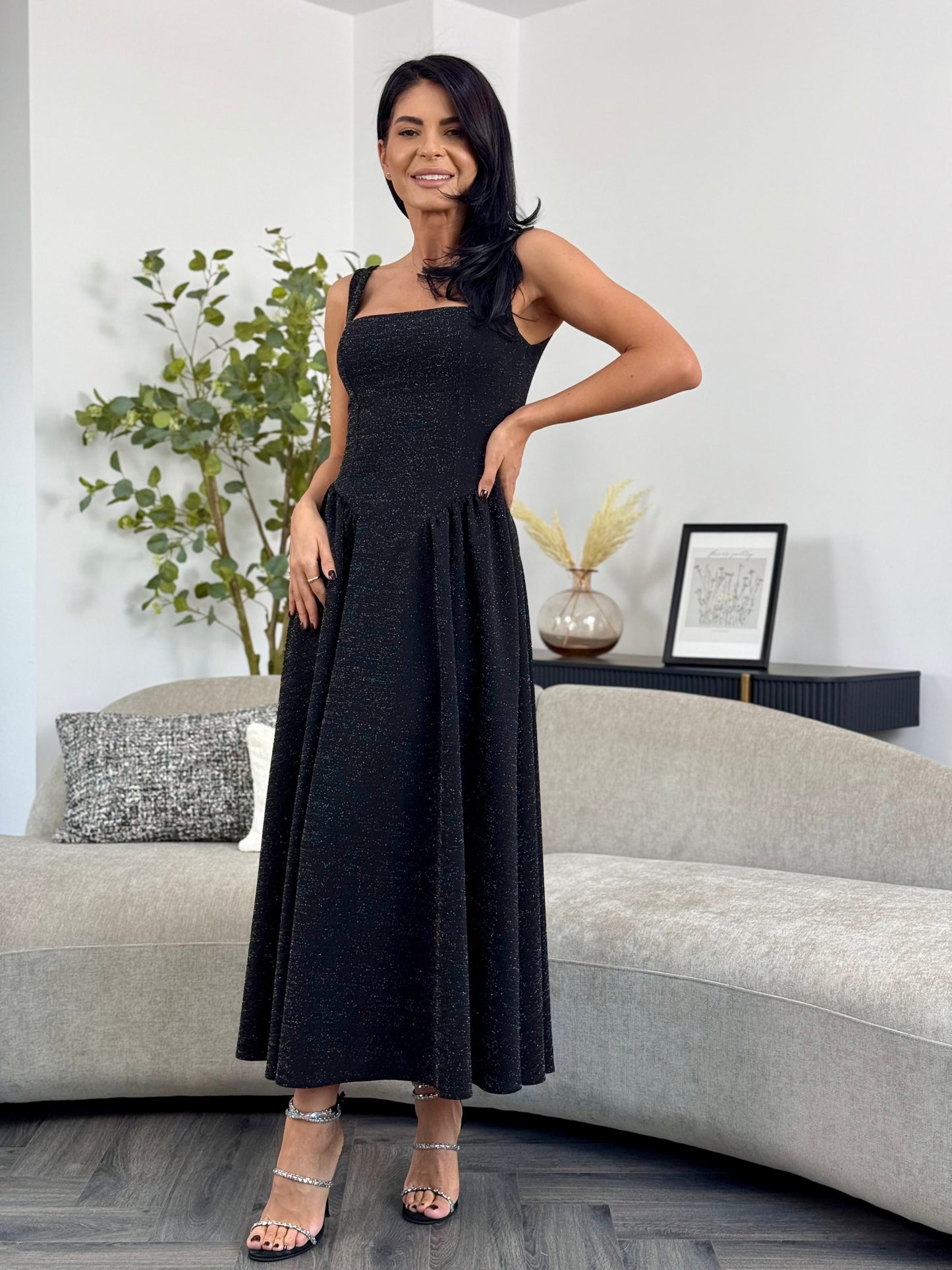 Rochie Noire - Glitter Black