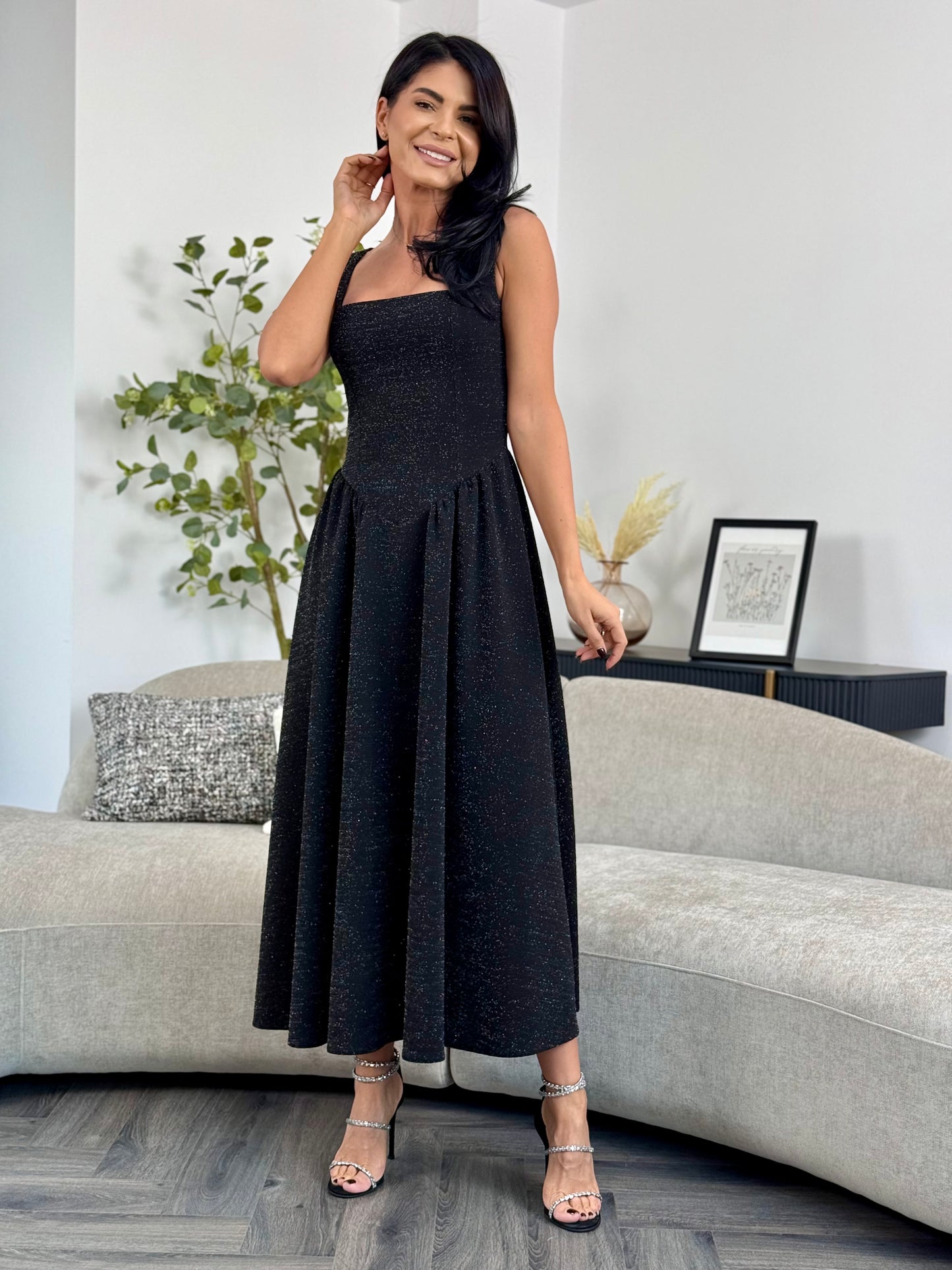 Rochie Noire - Glitter Black