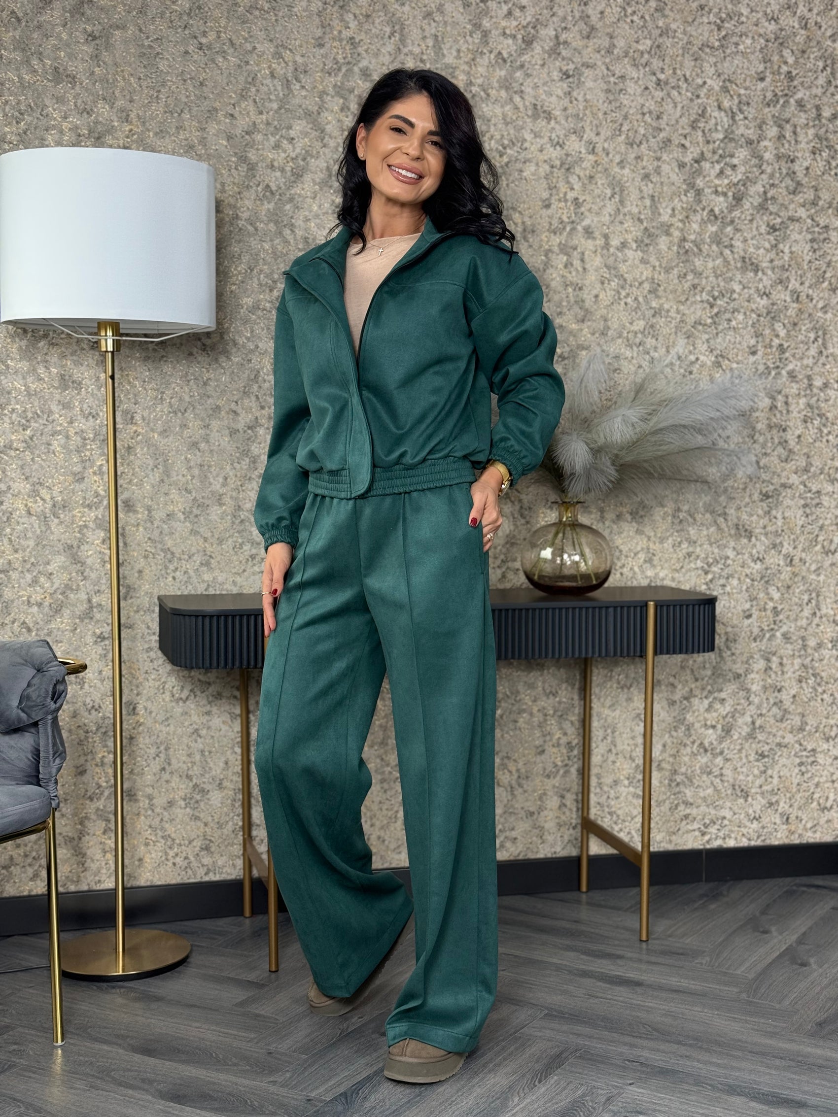 Costum Brielle - Bottle Green