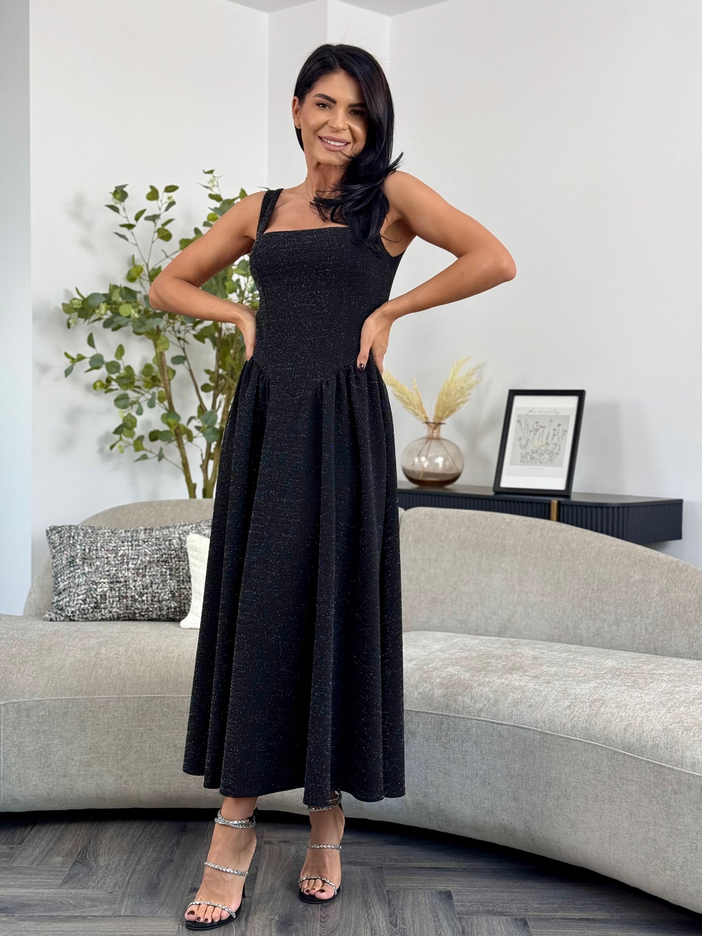 Rochie Noire - Glitter Black