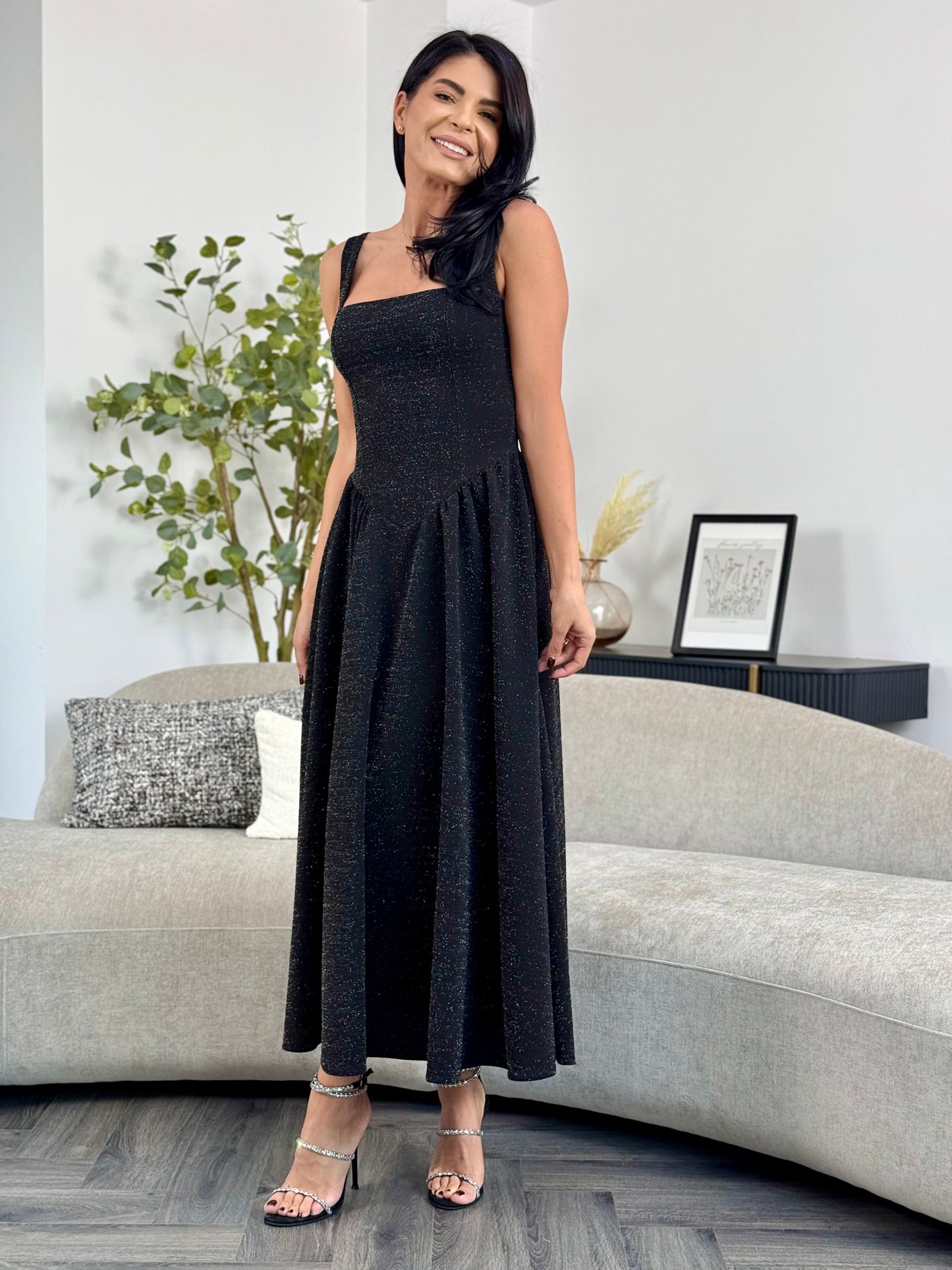 Rochie Noire - Glitter Black