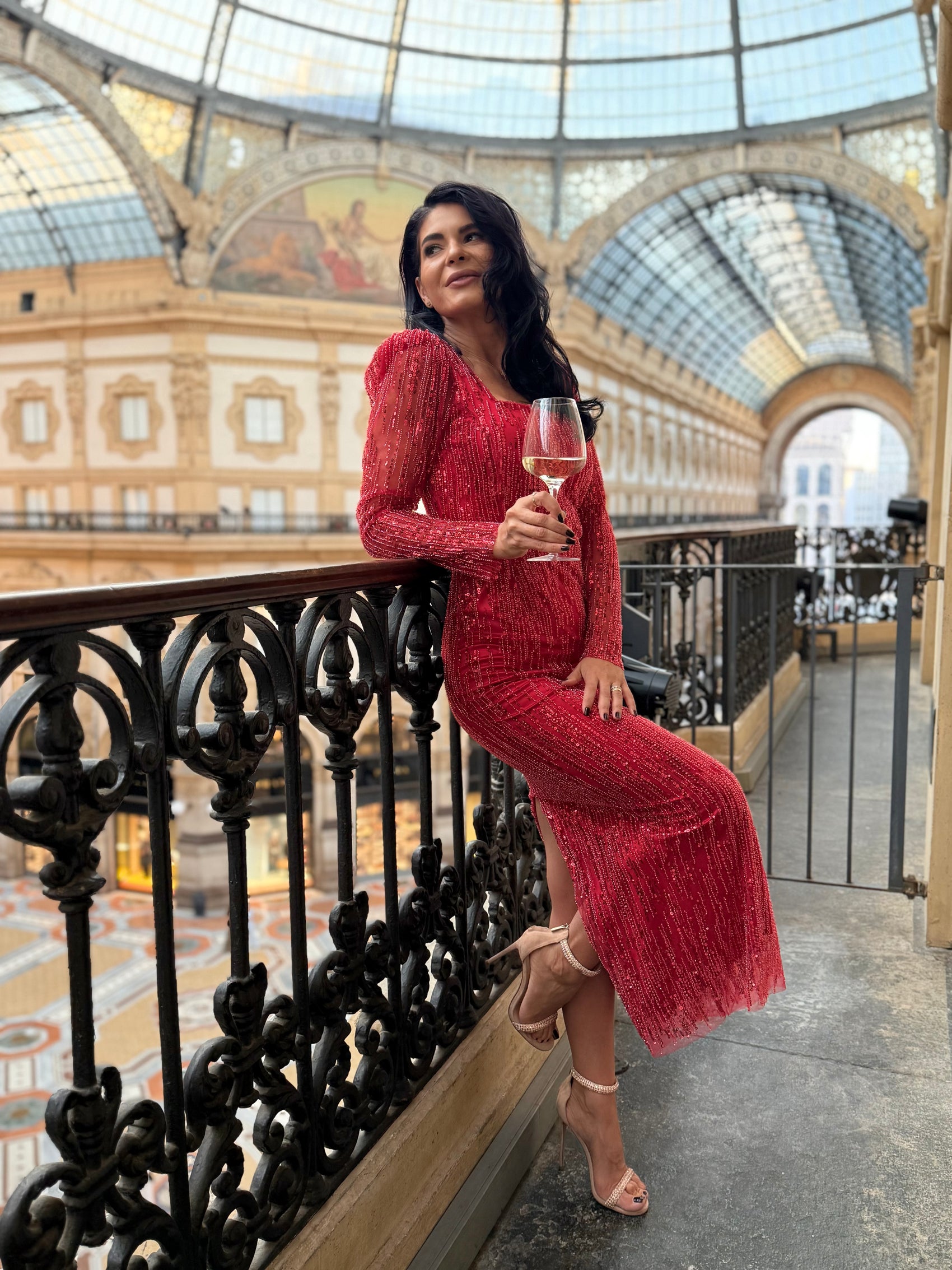 Rochie Brigitte - Rosu