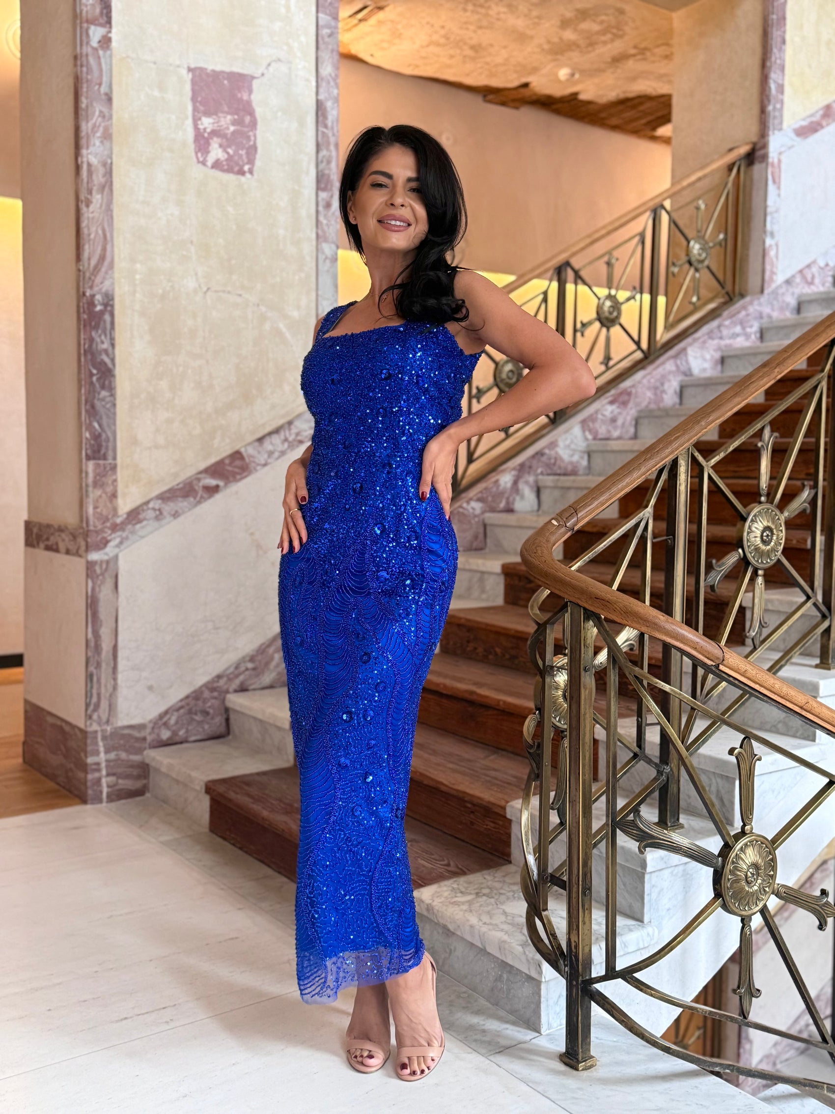 Rochie Vivid - Electric Blue