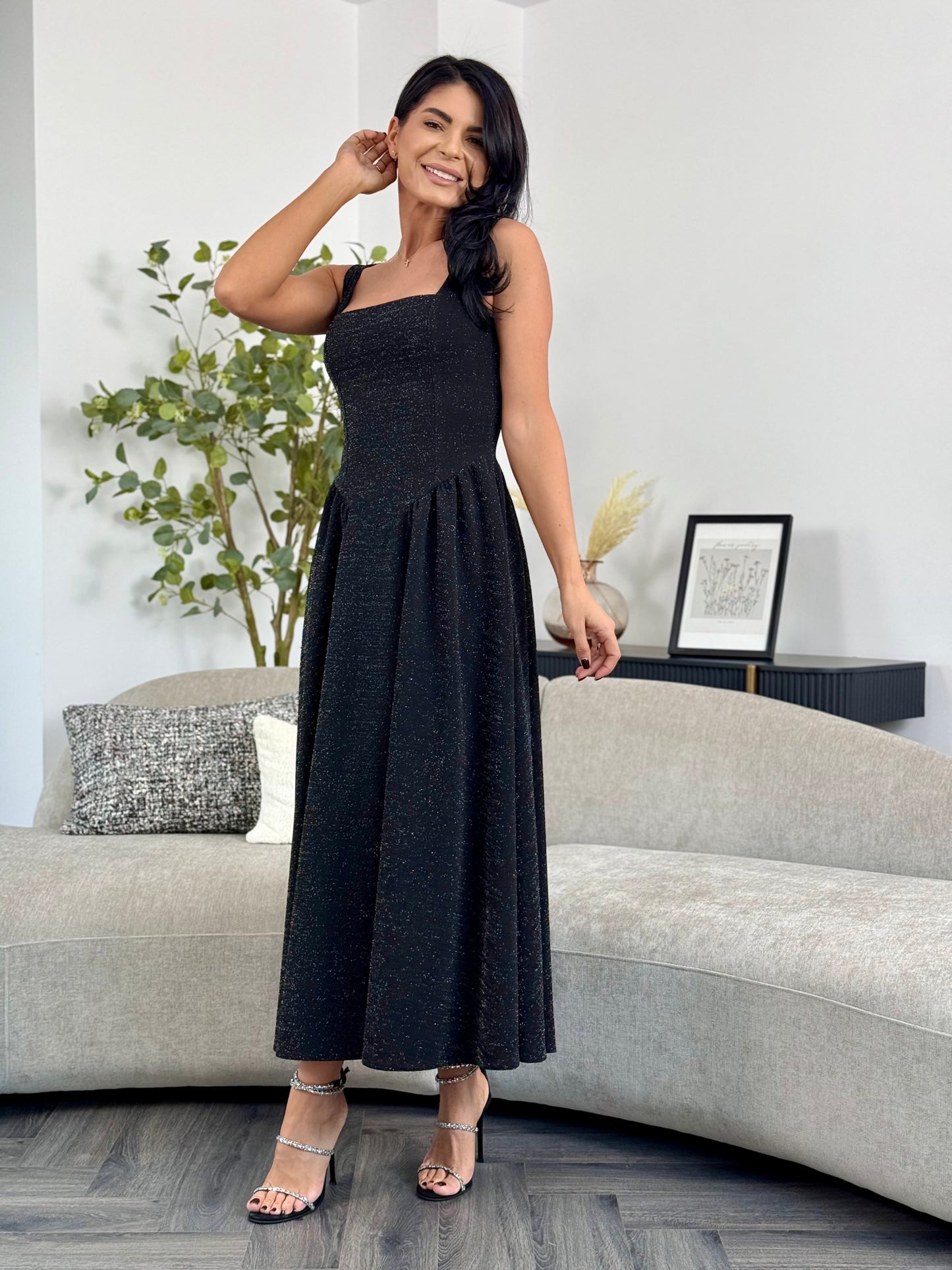 Rochie Noire - Glitter Black