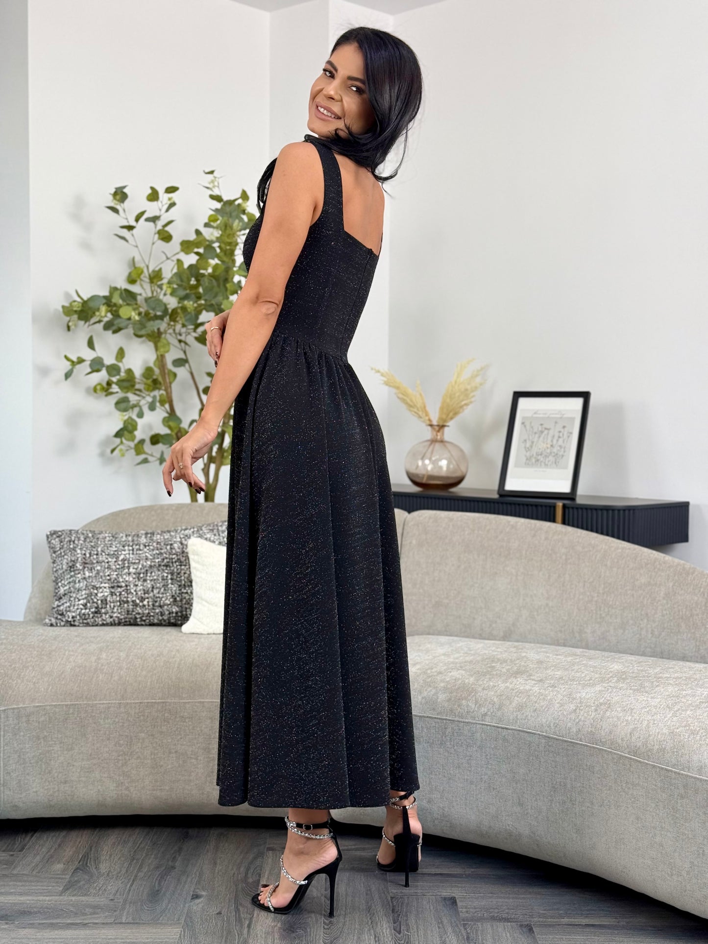 Rochie Noire - Glitter Black