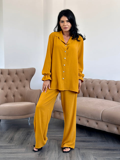 Costum Georgia - Galben Mustar
