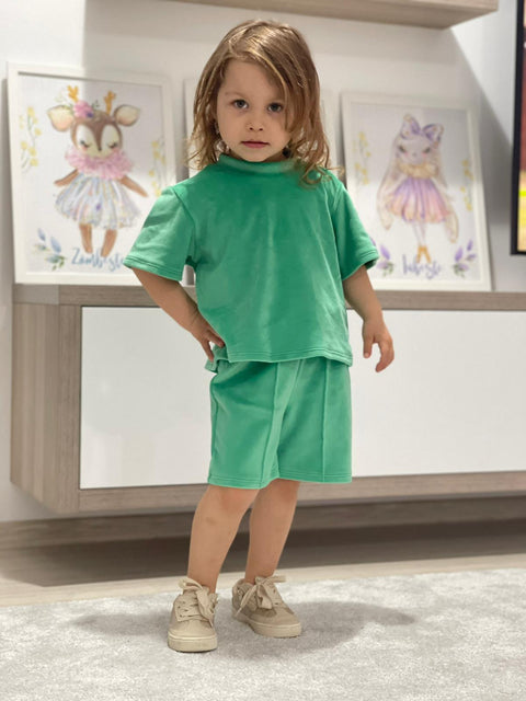 Costum Mini Alisa - Verde Iarba