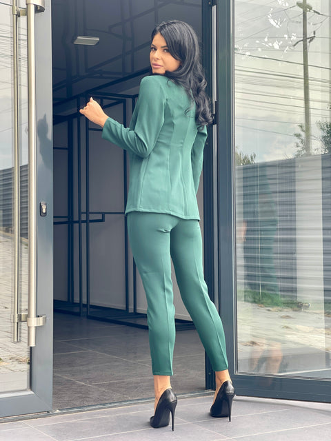 Costum Yvona - Verde Inchis