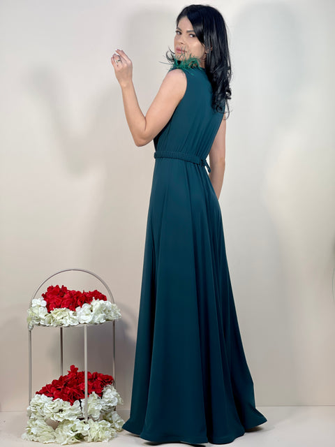 Rochie Evolette - Verde Inchis