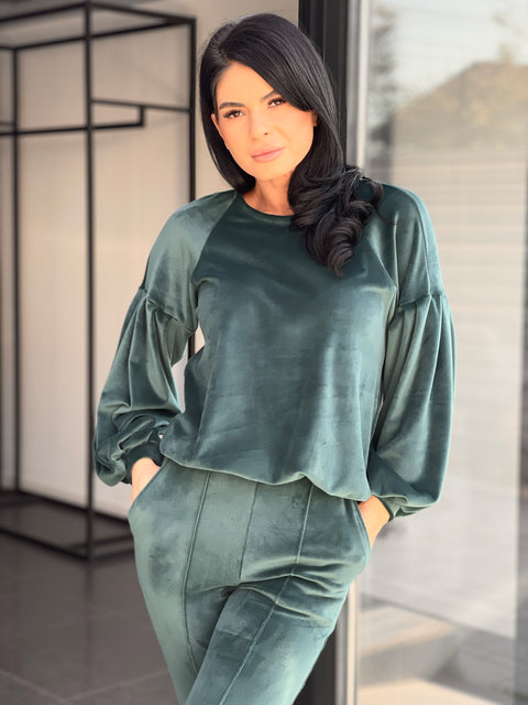 Costum Ellie - Verde Smarald