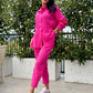 Set Muselina Nika - Fucsia