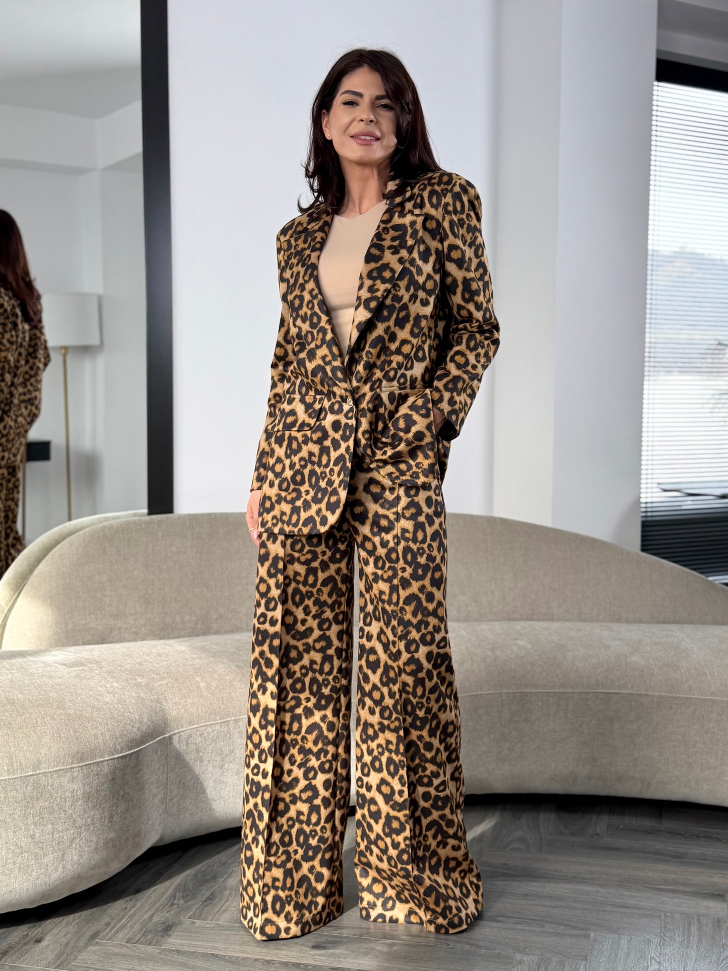 Costum Elizabeth Print - Leopard