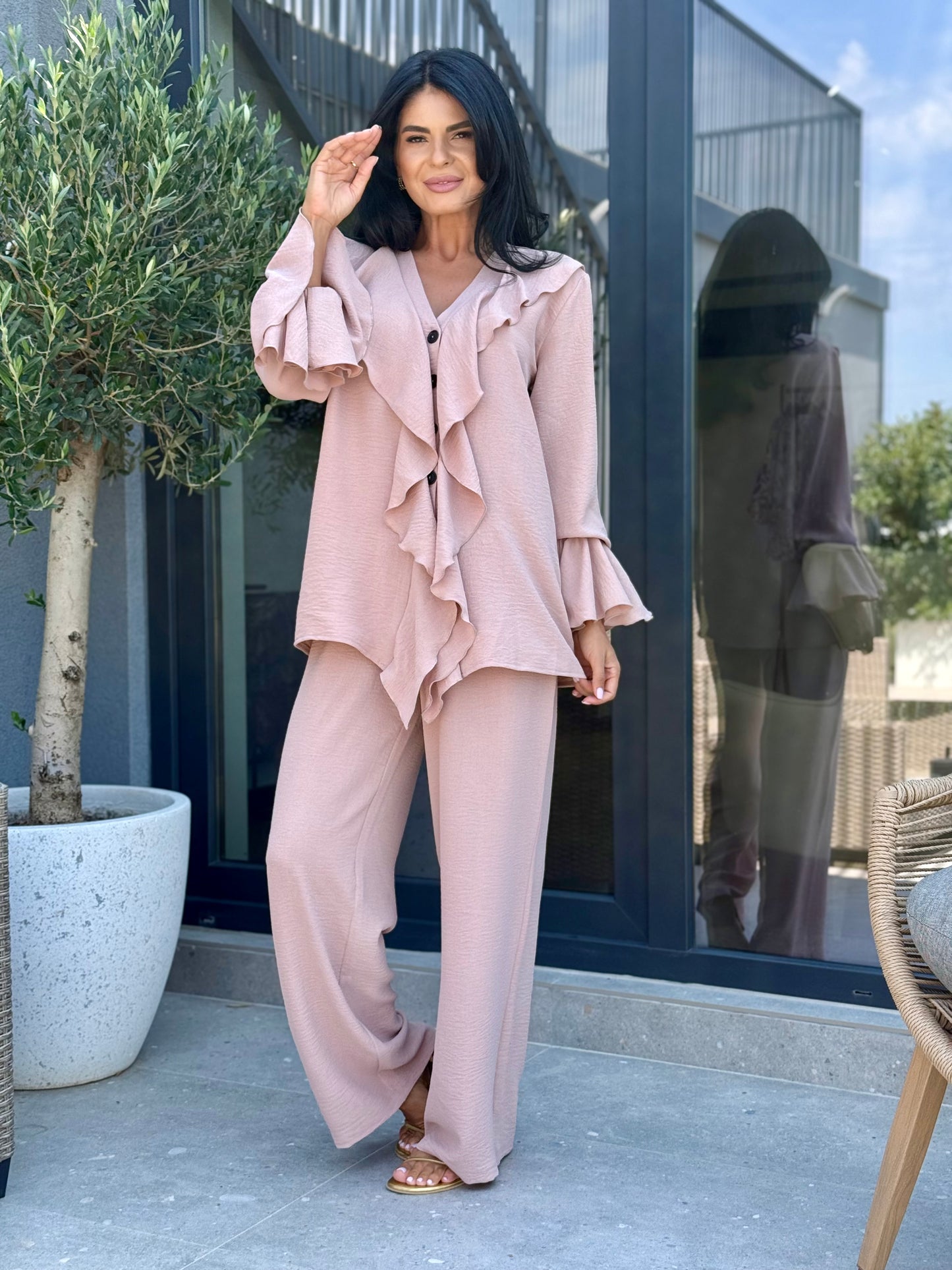 Costum Matilda - Roz Nude