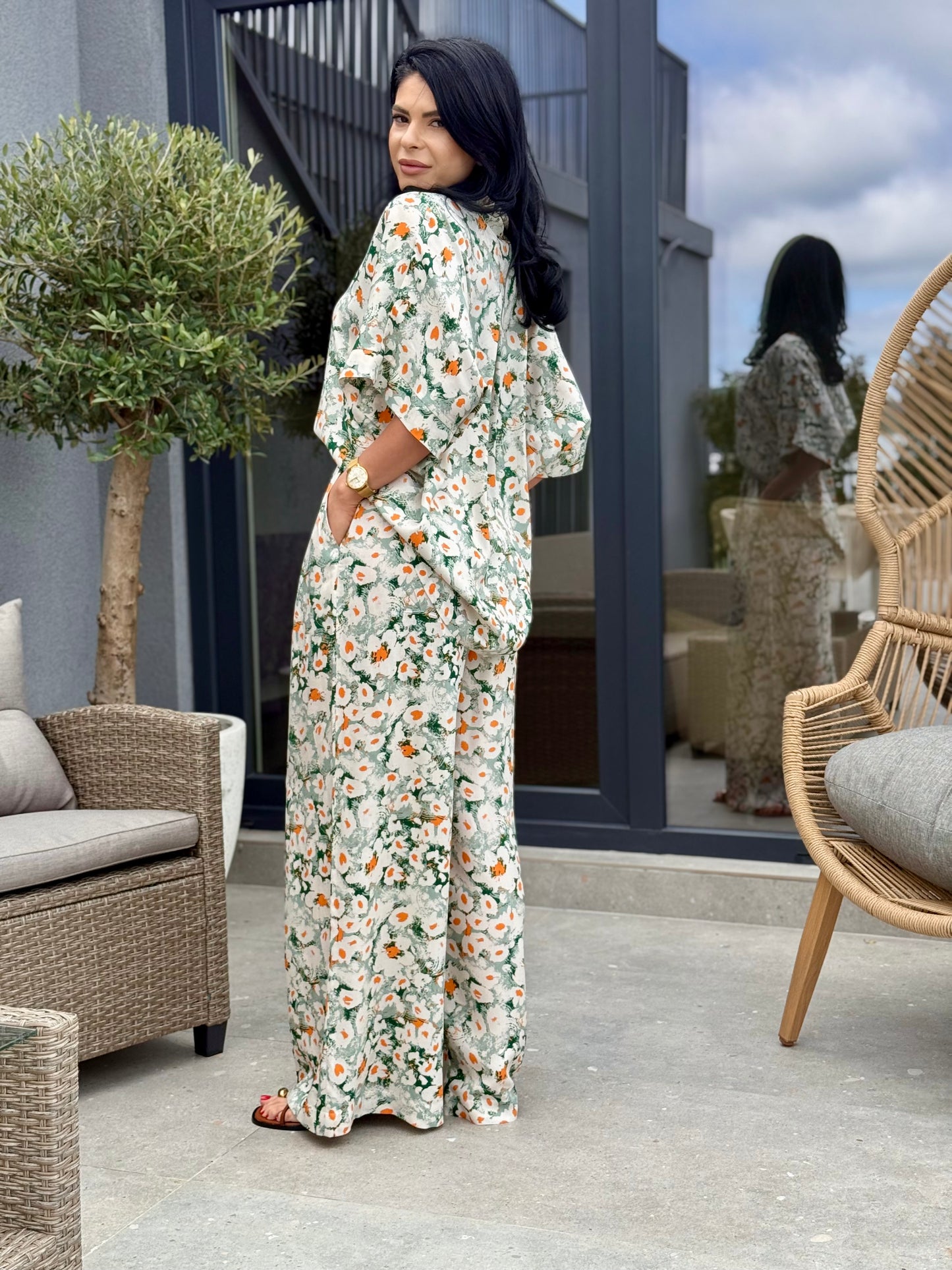 Costum Flower - Tropical White