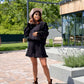 Set Muselina Indira - Black