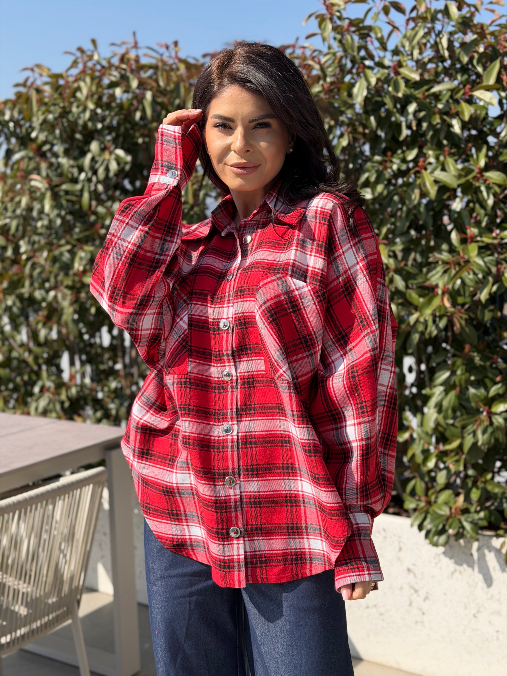 Camasa Oversize - Red