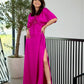Rochie Saphire - Hot Fuchsia