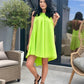 Rochie Eclipse - Verde Neon