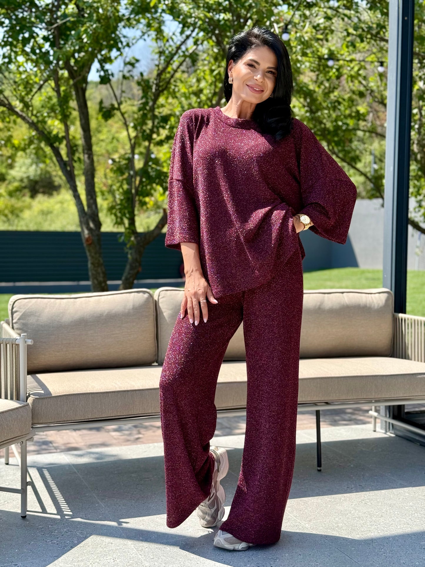 Costum Dahlia - Burgundy