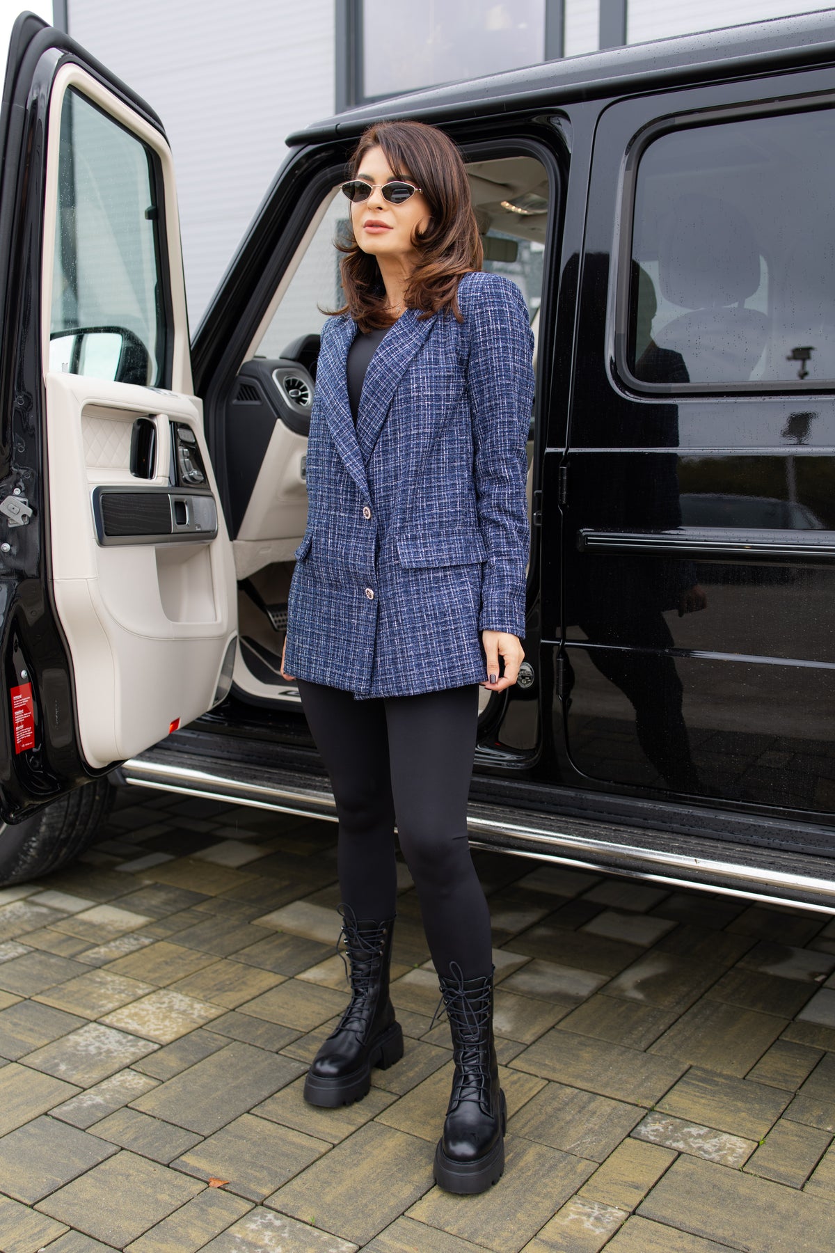 Sacou Iness - Navy