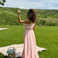 Rochie Rozalia - Peach