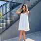 Rochie Voille - White