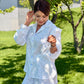 Set Muselina Indira - Green Circle
