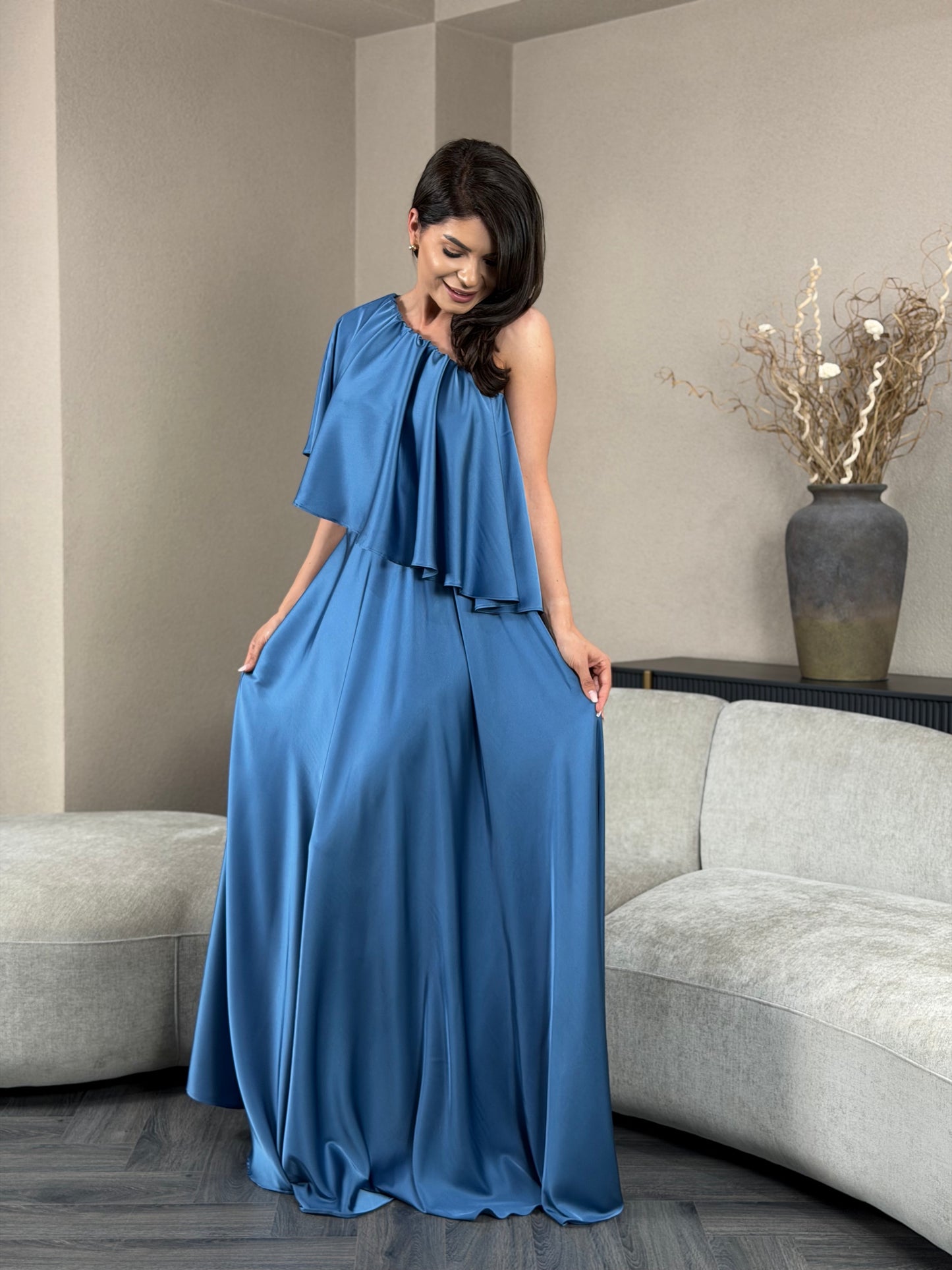 Rochie Karissa - Dusty Blue