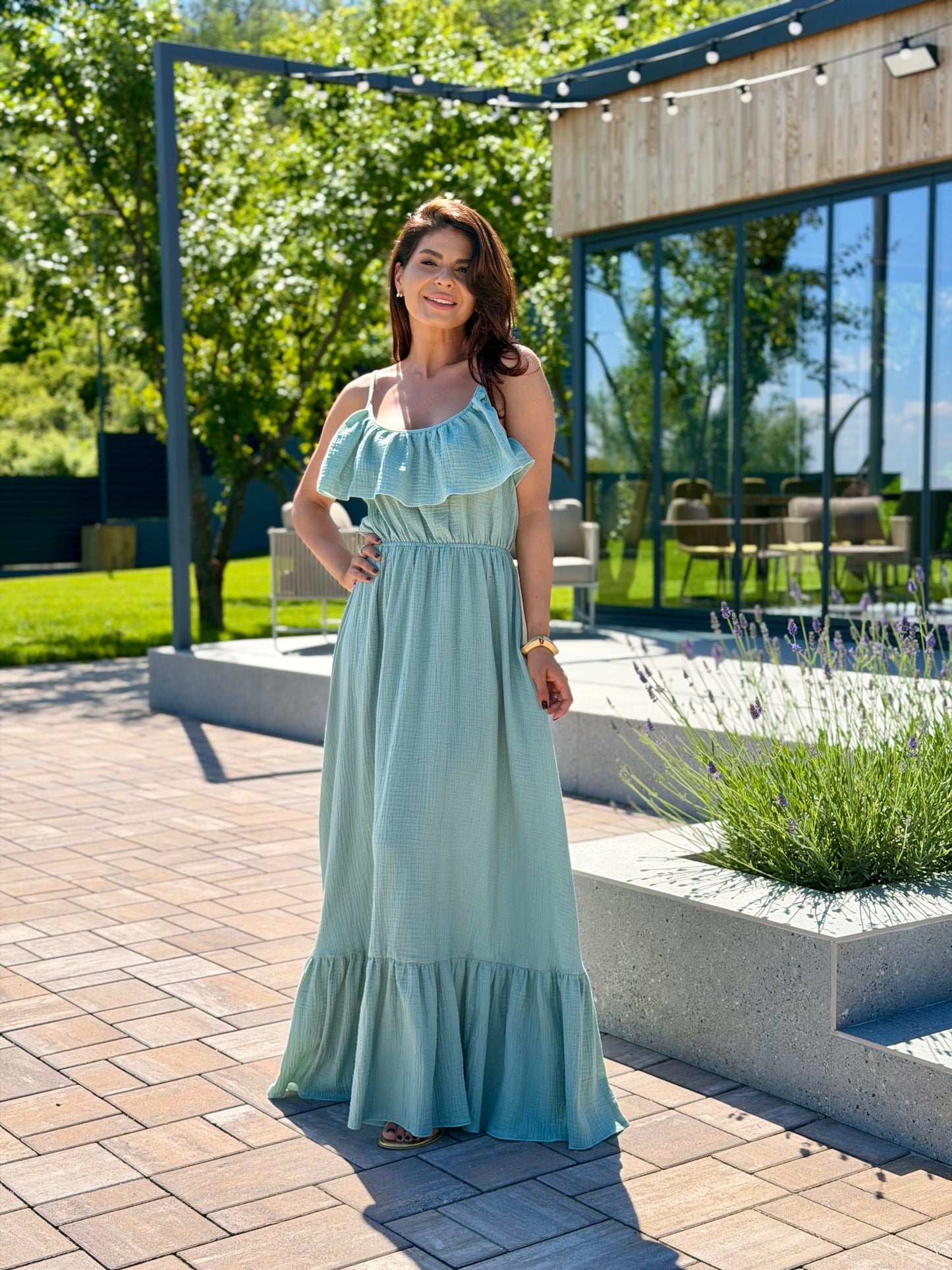 Rochie Rozalia - Sage
