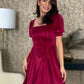 Rochie Candy - Merlot Shine