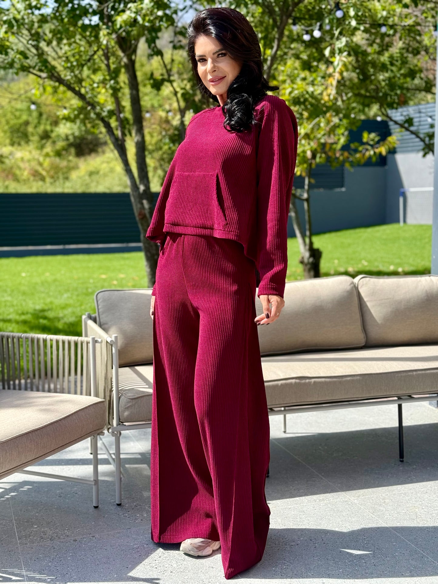 Set Reiat Yoana - Burgundy