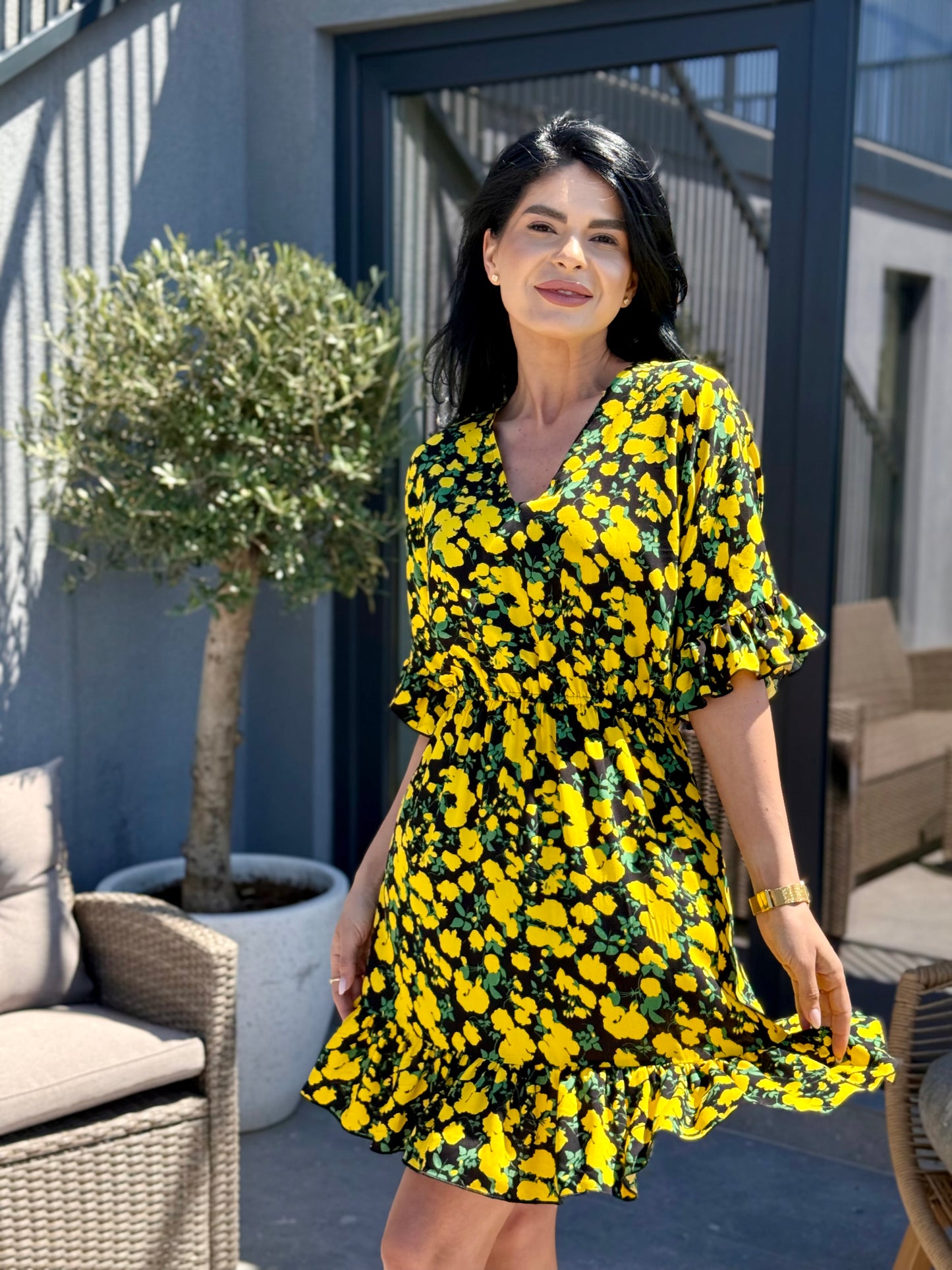 Rochie Ariana - Golden Dots