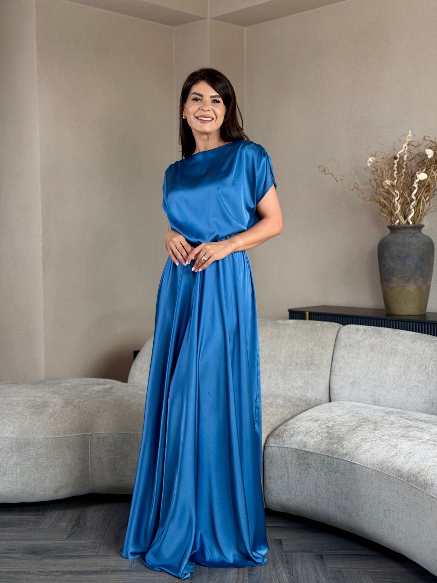 Rochie Anais - Dusty Blue