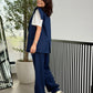Costum Sunsset - Navy Pinstripe