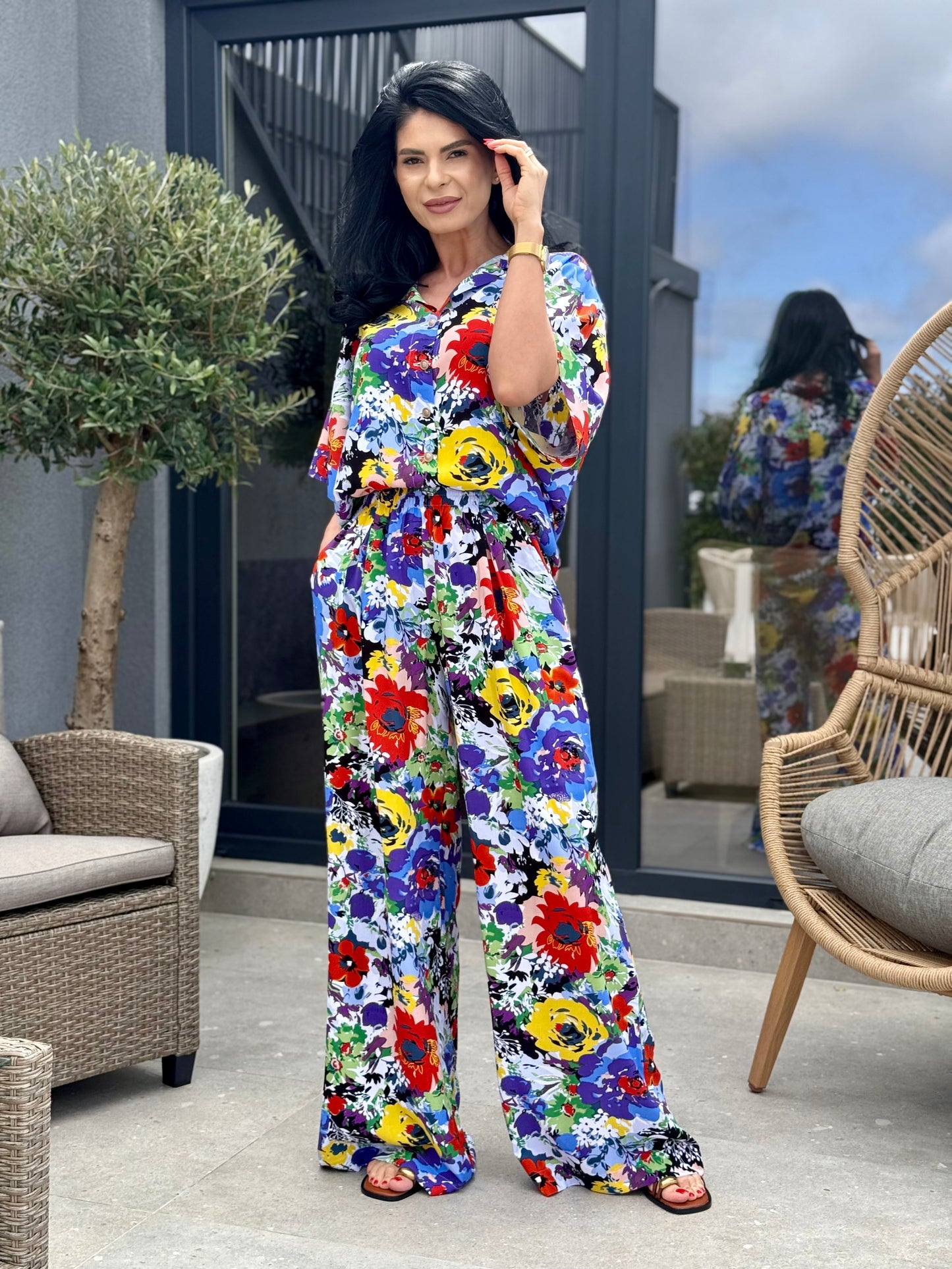 Costum Flower - Tropical Blue