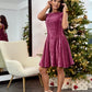 Rochie Eugennie - Mulberry Velvet