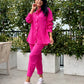 Set Muselina Nika - Fucsia