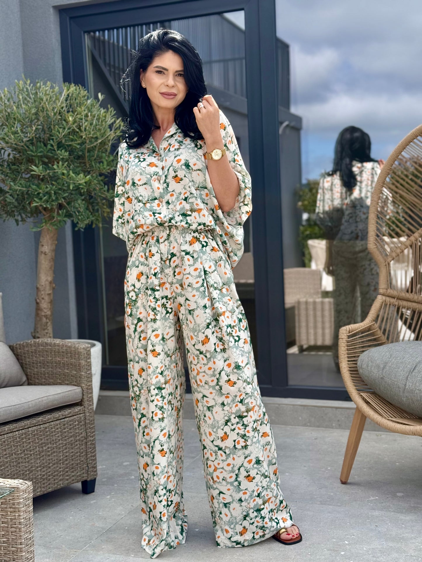 Costum Flower - Tropical White