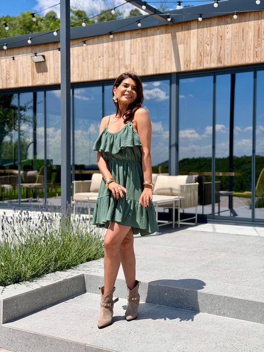 Rochie Natalia - Eucalyptus