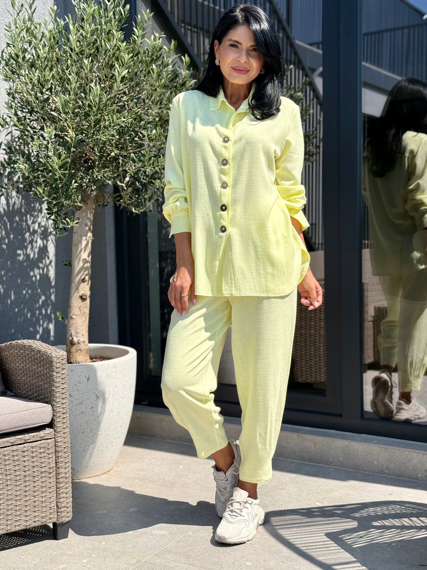 Costum Anelise - Galben Pai