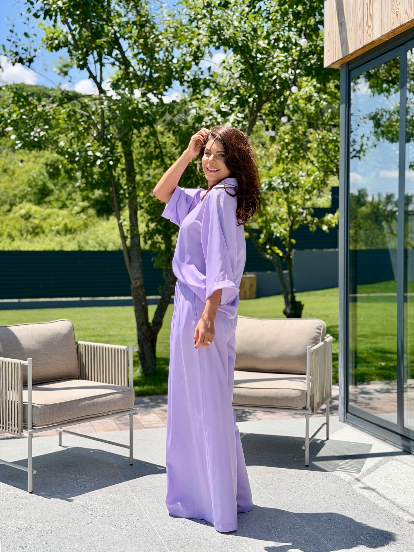 Costum Lucia - Liliac