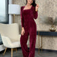 Set Madeleine - Burgundy Velvet