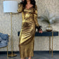 Rochie Elizabeth - Gold