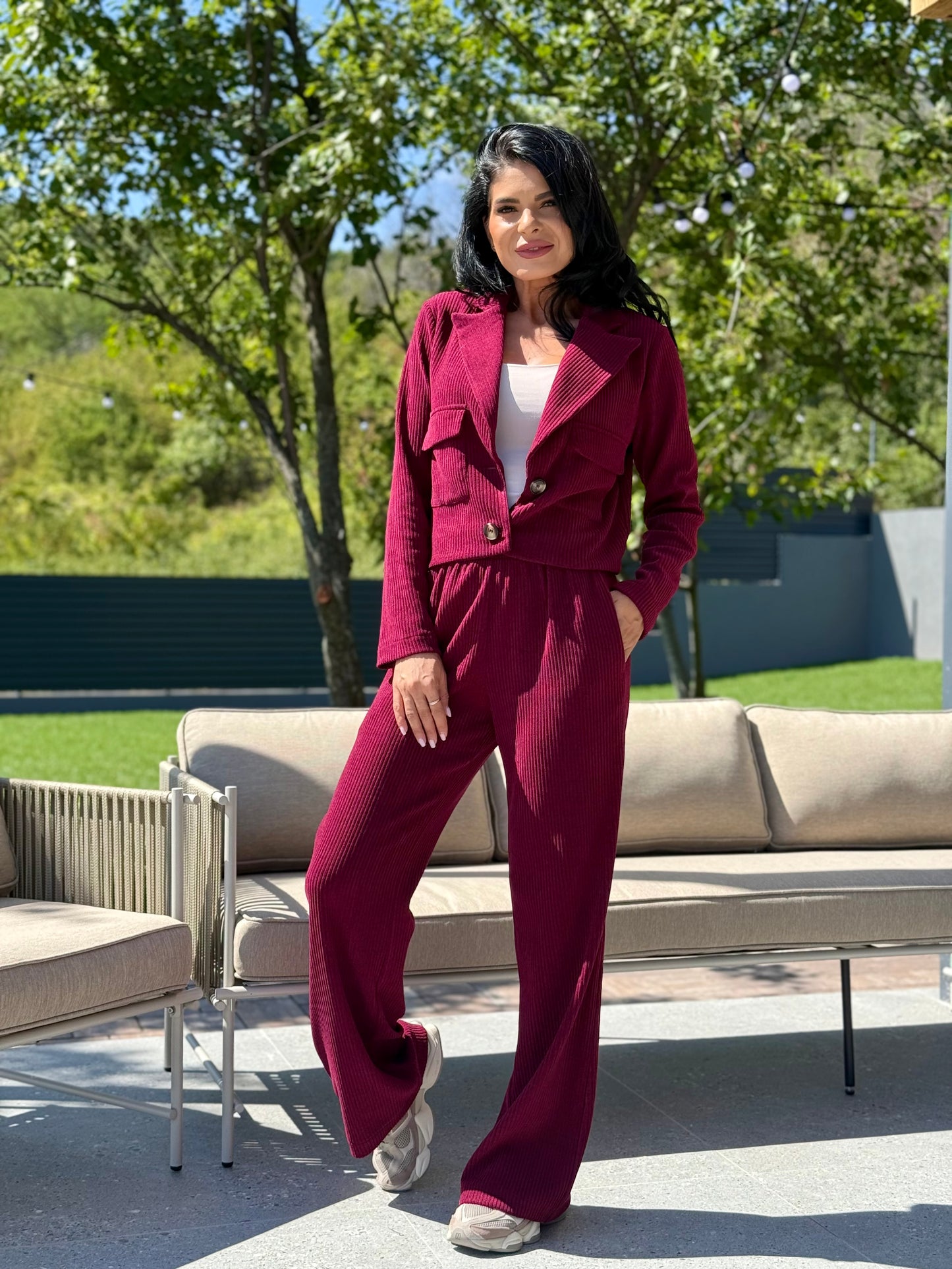Costum Kleo - Burgundy