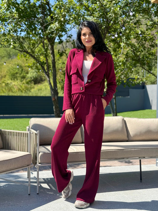 Costum Kleo - Burgundy