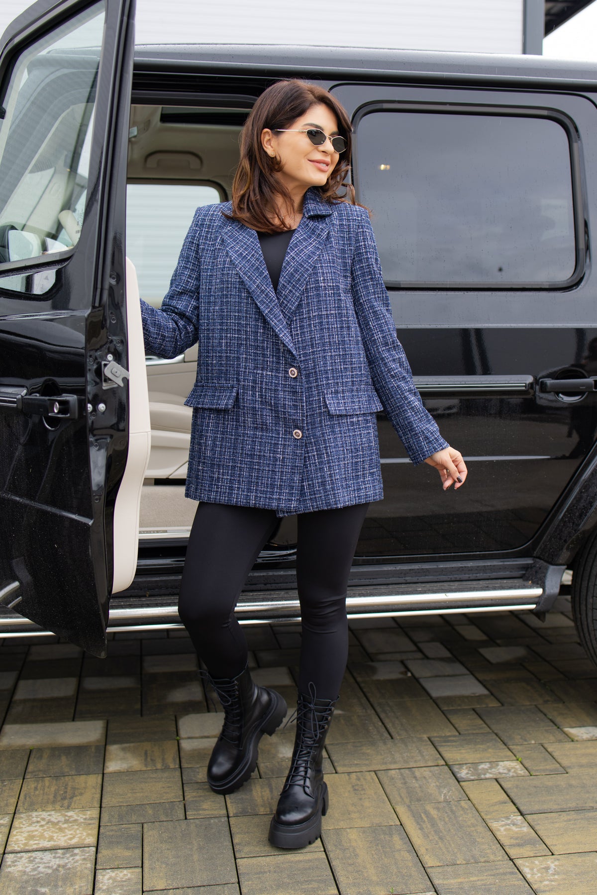 Sacou Iness - Navy