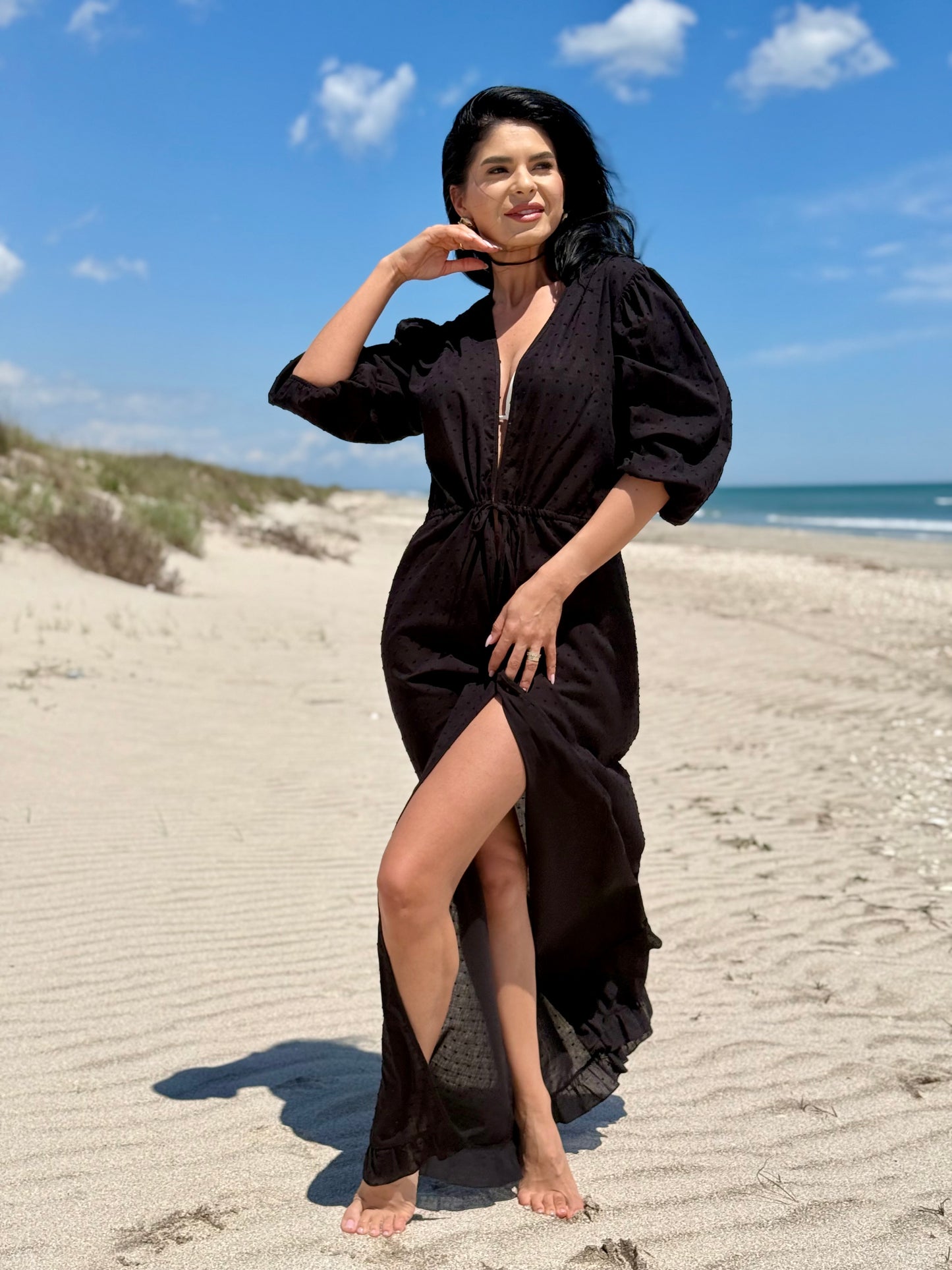 Rochie de Plaja Azure - Negru