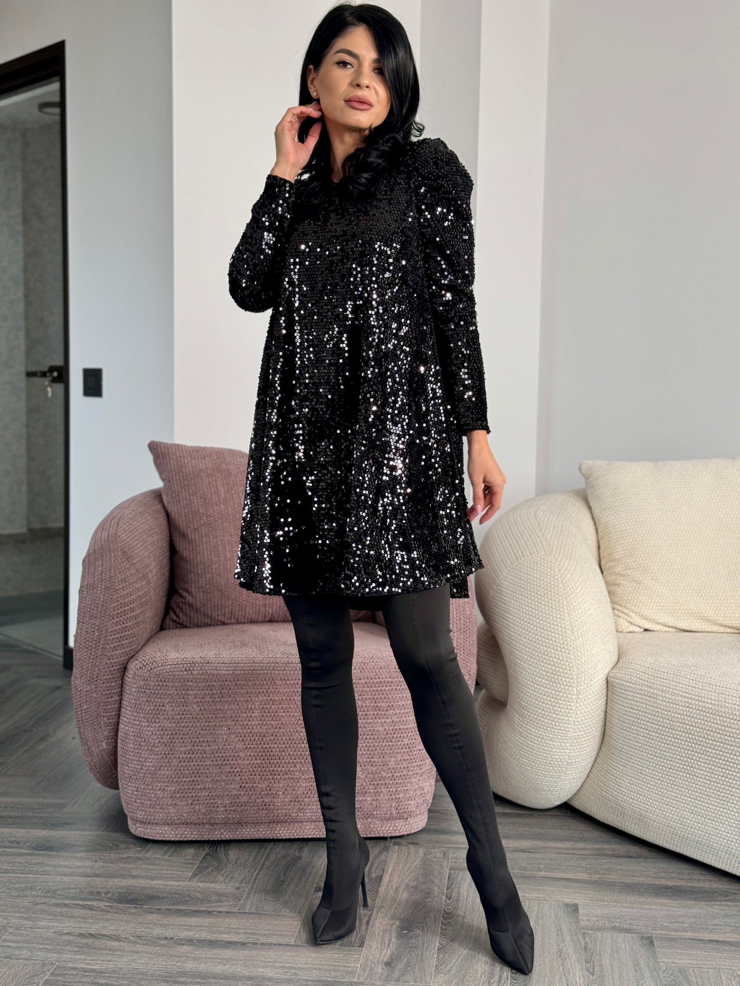 Rochie Shaquira - Negru