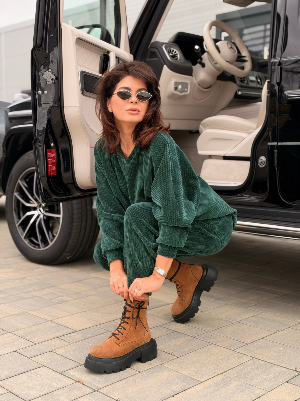 Costum Edith - Emerald