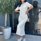 Rochie Casia - Alb Ivoire